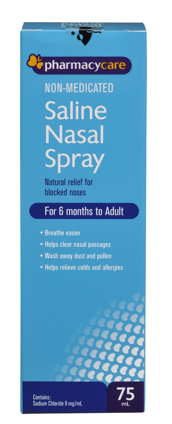 PHCY CARE SALINE NASAL SPRY 75ML