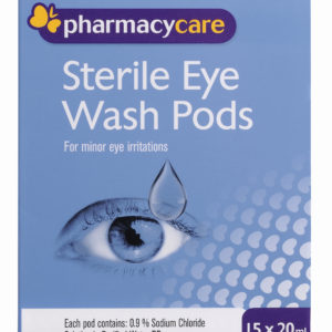 PHCY CARE STERILE EYE WASH POD 20ML 15PK