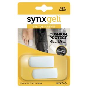 SYNXGELI GEL TOE SLEEVES LGE