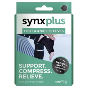 SYNXPLUS FOOT ANKLE SLEEVE LGE