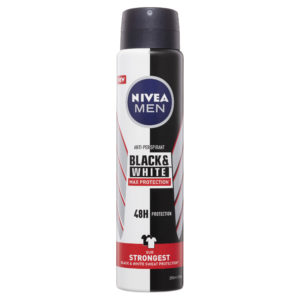 NIVEA DEO MEN BLK WHTE MAX 250ML