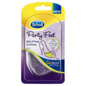 SCHOLL PARTY FT GEL CUSHION INSOLE
