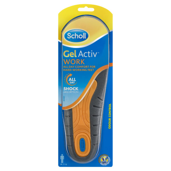 SCHOLL GEL ACTIVE WORK INSOLE MEN