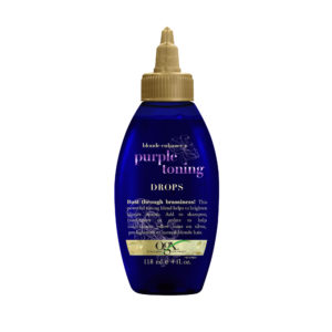 Ogx Blonde Enhance + Purple Toning Drops For Blonde Coloured Hair 118mL