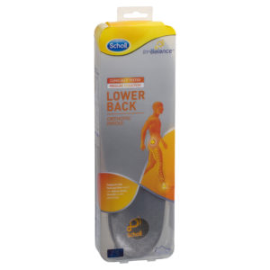 SCHOLL LWR BACK L INSOLE