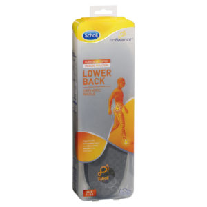 SCHOLL LWR BACK MED INSOLE