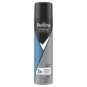 REXONA MEN A/P AEROSL 180ML CLIN CLN SCN