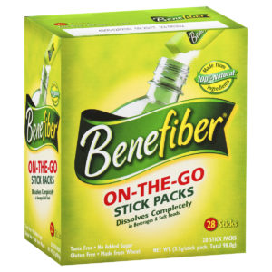 Benefiber On-The-Go Sticks, Natural Fibre Supplement 28 Pack