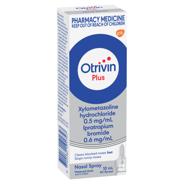 OTRIVIN NASAL SPRAY PLUS 10ML