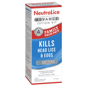 NeutraLice Advance Lotion Kit Family Value Pack 475ml