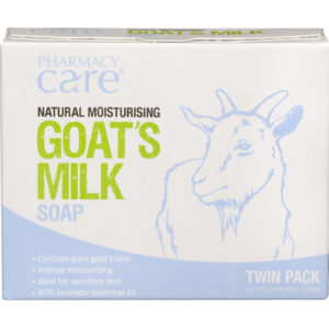 PHCY CARE GOATS MILK SOAP 2PK Z12