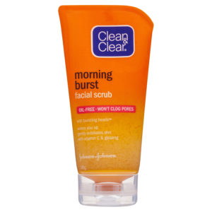 Clean & Clear Morning Burst Facial Scrub Oil Free 141g