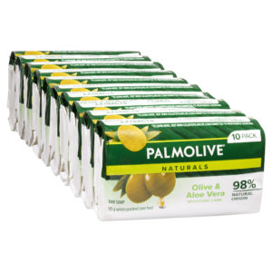 Palmolive Naturals Moisture Care Aloe & Olive Extracts Bar Soap 10 Pack