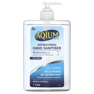 Ego Aqium Antibacterial Hand Sanitiser Gel 1L