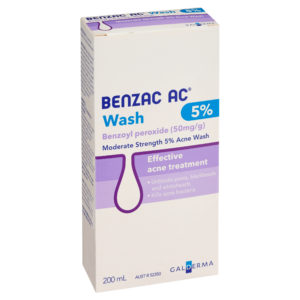 Benzac AC Acne Wash 5% 200mL