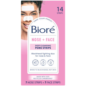 Biore Deep Cleansing Nose/Face Combo Strips 14 Pack