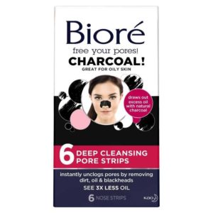 Biore Charcoal Pore Strips 6 Pack