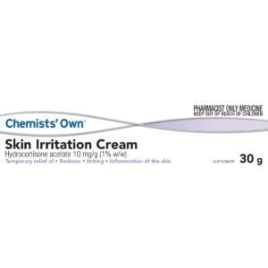 Chemists' Own Skin Irritation Cream 10mg/g 30g