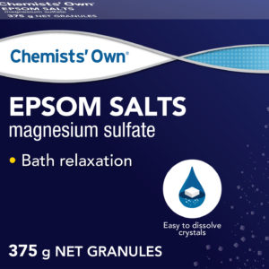 Chemists Own Epsom Salts 375G Box