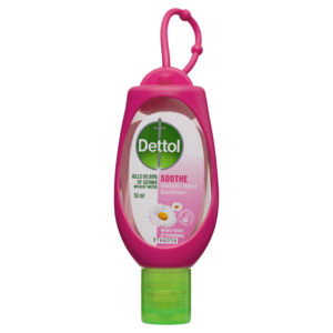 Dettol Instant Hand Chamomile Pink Clip Sanitiser 50ml