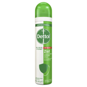 Dettol Antibacterial On the Go 2in1 Hand Sanitiser Spray 90ml