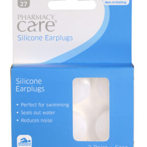 Pharmacy Care Ear Plugs Silicone 3 Pairs + Case