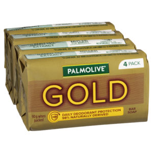 PALMOLIVE GOLD BAR SOAP 4PK