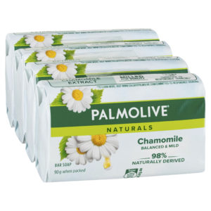 PALMOLIVE WHITE BAR SOAP 4PK