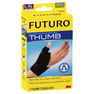 Futuro Deluxe Thumb Stabiliser Black L/XL