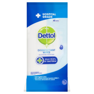 DETTOL SURFACE FRESH WIPES 45PK
