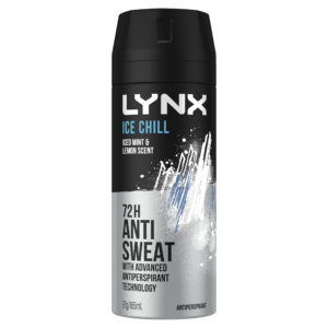 LYNX A/P DEO AEROSL 165ML ICE CHILL