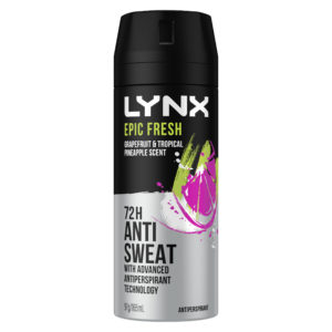 LYNX A/P DEO AEROSOL EPIC FRESH 165ML