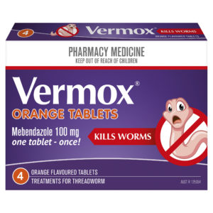 VERMOX 100MG 4TAB
