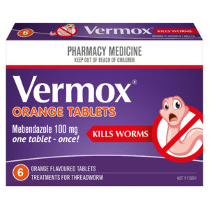 VERMOX 100MG 6TAB
