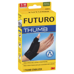 Futuro Deluxe Thumb Stabiliser Black Small/Medium