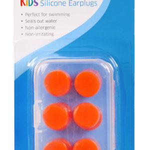 Pharmacy Care Ear Plugs Kids Silicone 6 Pairs & Case