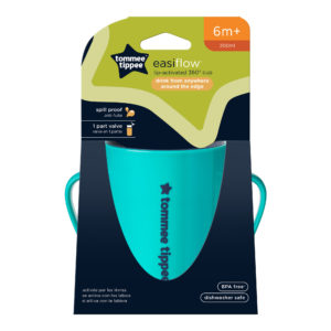 Tommee Tippee Easiflow 360° Lip Activated Cup, 6M+ 200 mL Cup