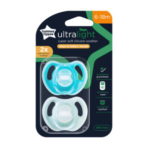 Tommee Tippee Ultra Light Soother 6 to 18m 2pk