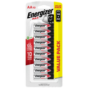 Energizer Max AA E91 Battery 10 Pack