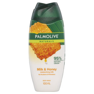 Palmolive Naturals Milk & Honey Body Wash, 100mL