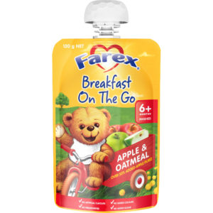 Farex® Breakfast On The Go Apple & Oatmeal 6+ months 120 g