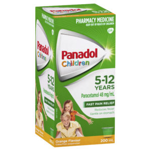 Panadol Children 5 to 12 Years Colourfree Orange Flavour 200mL