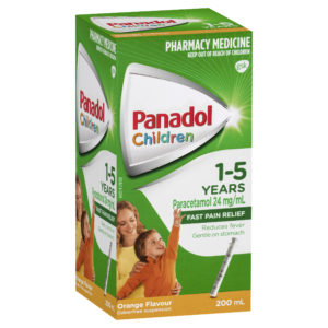 Panadol Children 1 to 5 Years Colourfree Orange Flavour 200mL