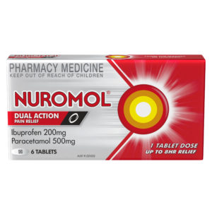 Nuromol Dual Action Pain Relief Tablets 6 Pack