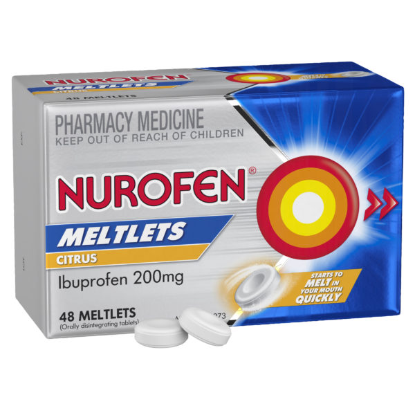 Nurofen Meltlets Citrus Ibuprofen 200mg