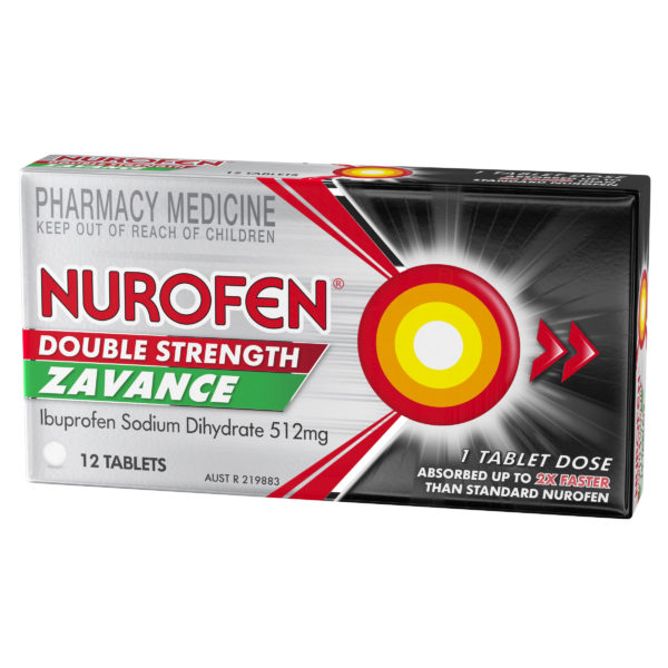 Nurofen Double Strength Zavance 512mg Tablets 12s
