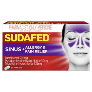 Sudafed Sinus Pain & Allergy 20 Tablets