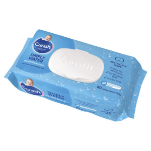 Curash Babycare Simply Water Baby Wipes 80 Pack