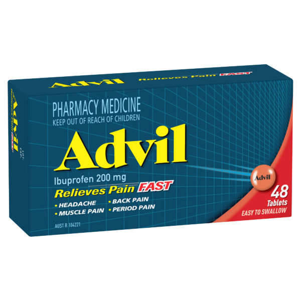 Advil Tablets 200mg Ibuprofen 48 Pack