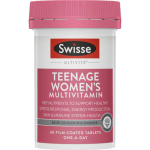 Swisse Women's Teenage Ultivite multivitamin 60 Tablets
